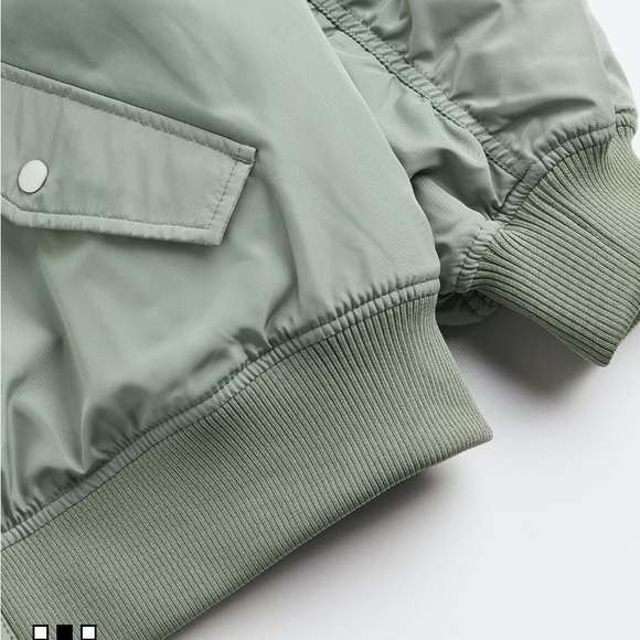 Khaki green bomber jacket - Picture 3 of 5